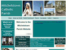 Tablet Screenshot of mitchelstownparish.ie